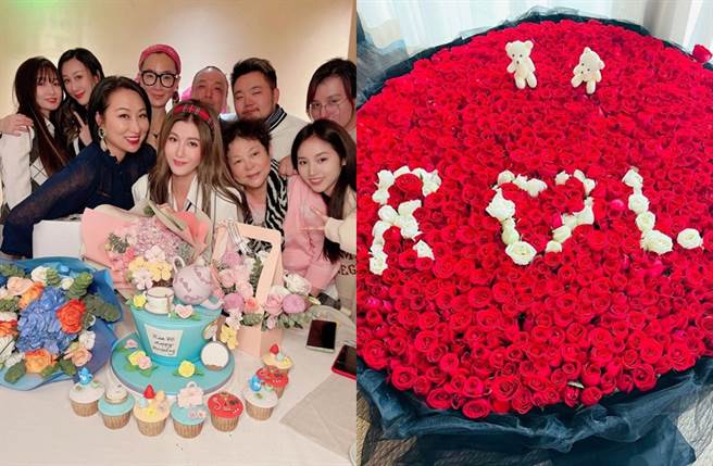 李彩華最近過生日收到神秘追求者送花。（圖／取自《on.cc東網》）