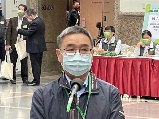 民进党中常委陈茂松 (吴家豪摄)