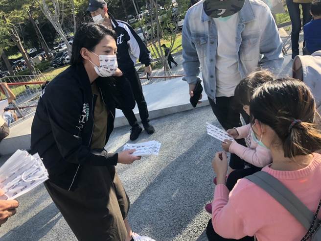 民眾党立委高虹安。（民眾党提供／陈育贤新竹传真）