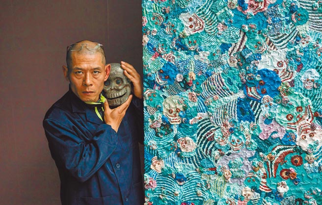 张洹的《罌粟田》近日也发展出NFT作品。（EchoX提供）