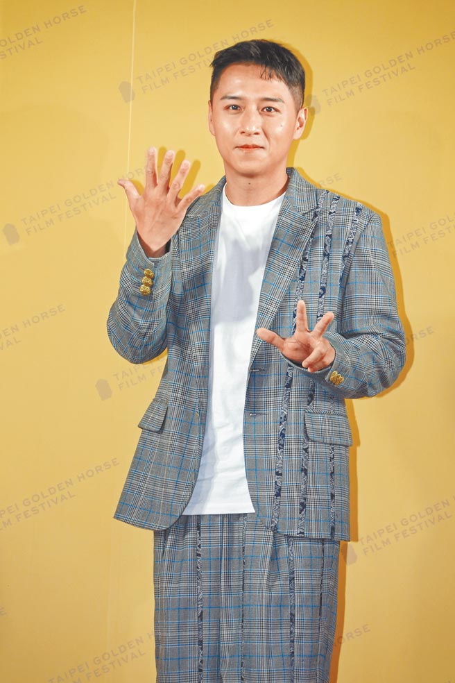 鄭人碩昨表示已看過其他男主角入圍者的作品。（羅永銘攝）