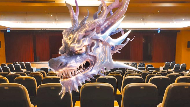 AR擴增實境動畫特效之一「龍神」震撼逼真。（霹靂國際多媒體提供）