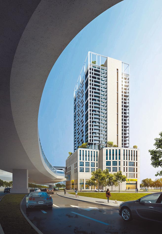 板新站开发愿景图。（新北捷运局提供）