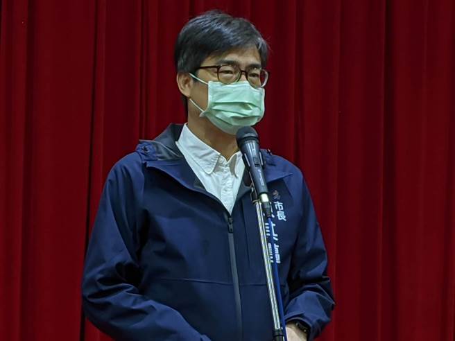 高雄巿长陈其迈15日受访。（曹明正摄）