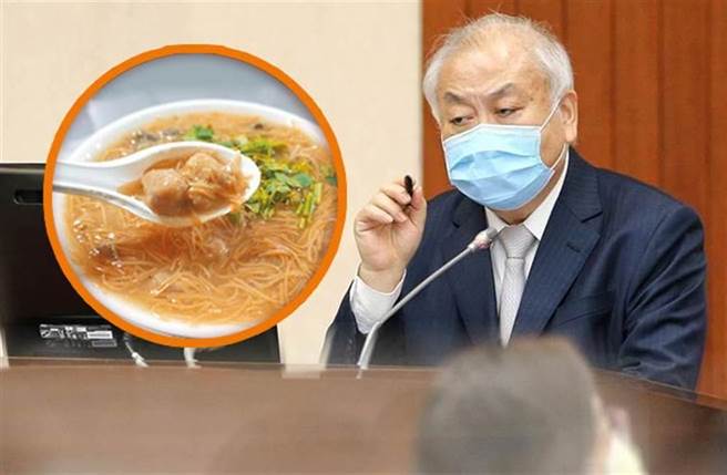 主计长朱泽民（如图）答询时回答蚵仔麵线一碗二十元惹议。（资料照/杜宜谙摄）
