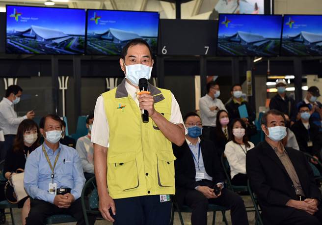 桃機公司總經理但昭璧表示，本次反恐演習以聯防觀念，擴大與警政署聯合辦理，納入維安特勤隊等武裝警力實兵全裝備演練，對提升機場安全有極大助益。（桃機公司提供）