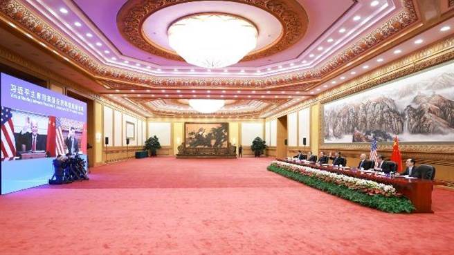 央视新闻：拜登重申不支持「台独」。（央视新闻）