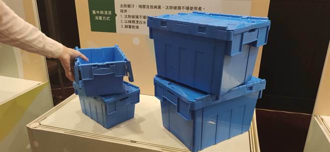 环保署去年试办首次的「循环袋（箱）试办计画」，去年推动为期2个月内，共有约8000件採用循环袋、但回收仅有约2000件。（林良齐摄）