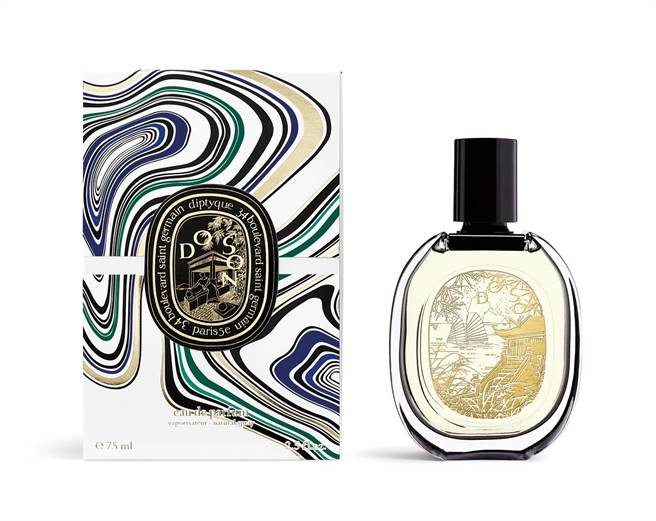 SOGO復兴馆diptyque 2021耶诞限量杜桑淡香精，75ml、5150元，限量30瓶。（SOGO提供）