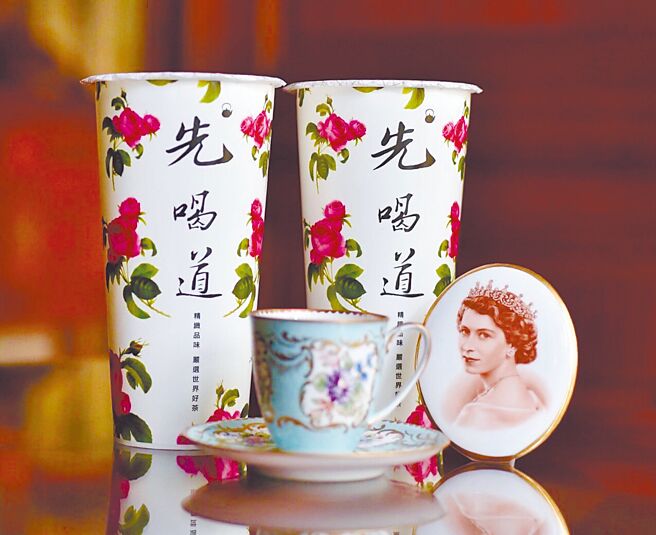 英國茶經營體系「古典玫瑰園」旗下品牌「先喝道」近期積極展店，11月中也將進軍台中一級戰區－台中七期，滿足貴婦手搖茶的需求。（先喝道提供）