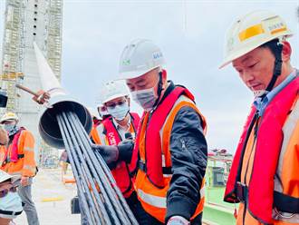 金門大橋工程進度超前達93.76％ 預定明年7月完工通車