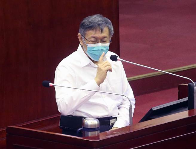 台北市市长柯文哲。（图／范扬光摄）