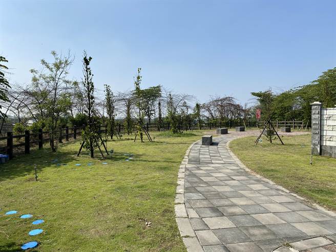 嘉義市立殯儀館目前樹葬區的使用愈來愈多。（嘉義市政府提供）