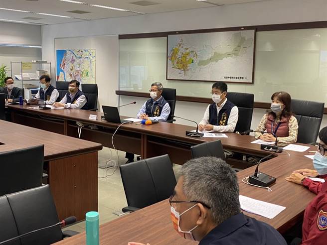 台中市府建設局舉辦「工程搶修大隊常年訓練」。（台中市府提供／盧金足台中傳真）