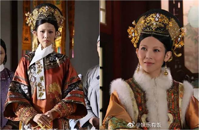 蔡少芬演活表面端淑、贤惠，内心却阴险、毒辣的皇后。（图／取材自娱乐有饭微博）