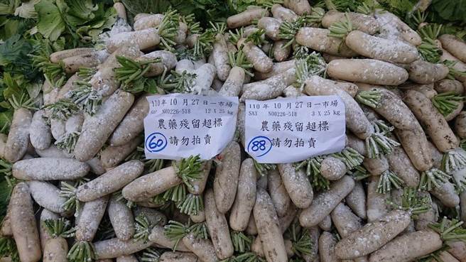 北农抽验农药残留销毁1.2万公斤。（北农提供／杨亚璇台北传真）