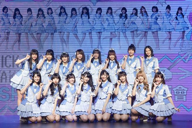 AKB48 Team TP舉辦新單曲慶功見面會，吸引粉絲到場力挺。（好言娛樂提供）