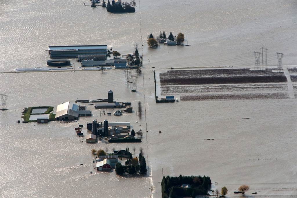 加拿大卑诗省大淹水。（图／路透社）(photo:ChinaTimes)