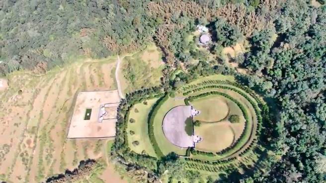 新北秘境「人脑圣地」空拍图。（图／阿聪授权提供）