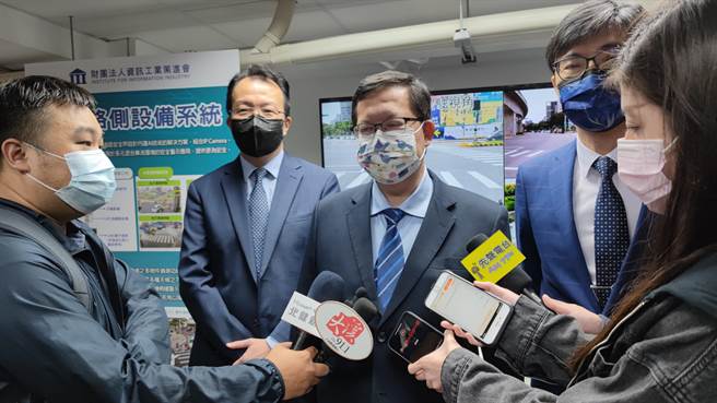 桃園市長鄭文燦受訪，他說，美國、歐盟、日本，或者是四方對話、Quad等，都是希望遏止中國以軍事為基礎。（賴佑維攝）