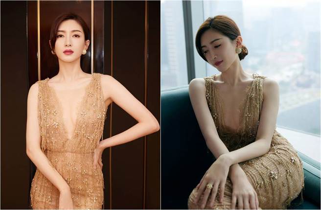 江疏影瘦美又白到發光，自帶女神氣場的她魅力十足。（圖／取材自江疏影工作室微博）