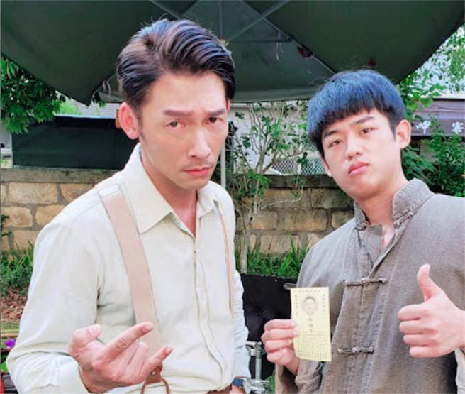 谢章颖（右）在《茶金》与温升豪续前缘。（喜鹊娱乐提供）