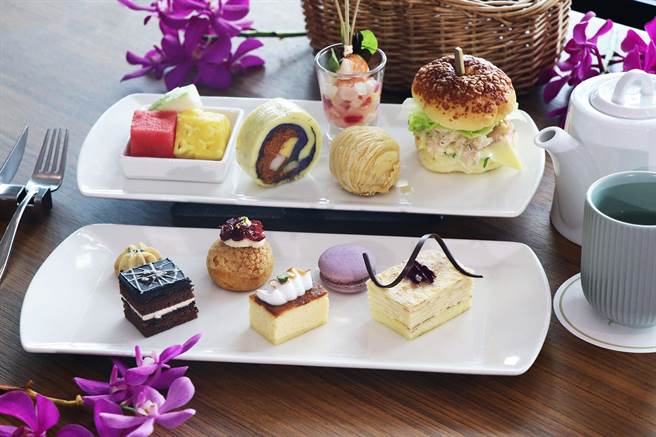 北投亞太飯店「綠漾」下午茶。（北投亞太飯店提供）