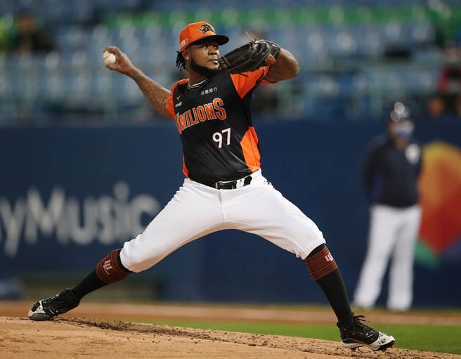統一獅隊投手霸能。（資料照，中央社）