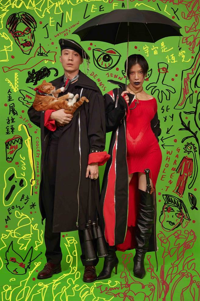 JENN LEE 21FW大玩「元宇宙」时尚。（JENN LEE提供）