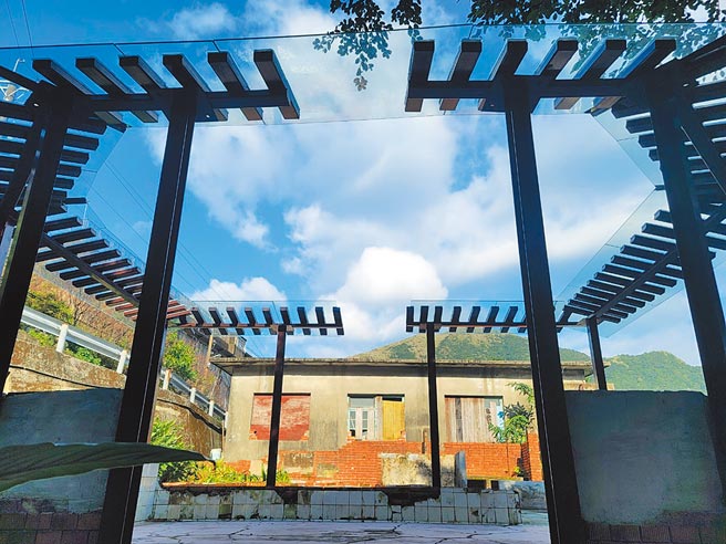 八角亭旧址空间活化，成为社区休憩新空间。（黄金博物馆提供／王扬杰新北传真）