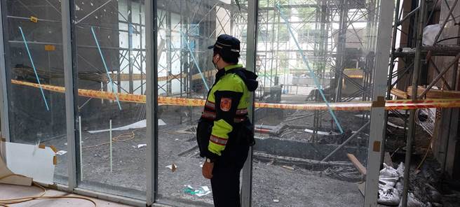 新北市新莊區福德一街某工地今（19日）上午8時許傳出工安意外。（警方提供）