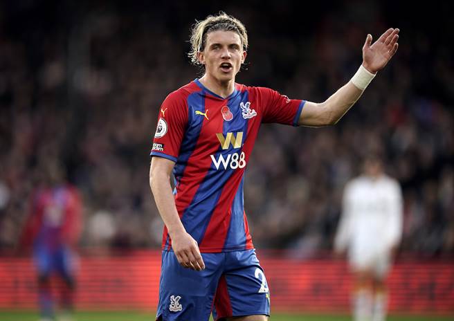 由切尔西借用予水晶宫中场 康诺·加拉格尔 本赛季表现出色（图片来源︰达志影像）