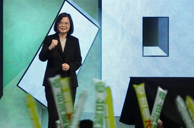 图为总统蔡英文（见图）。（资料照/陈信翰摄）