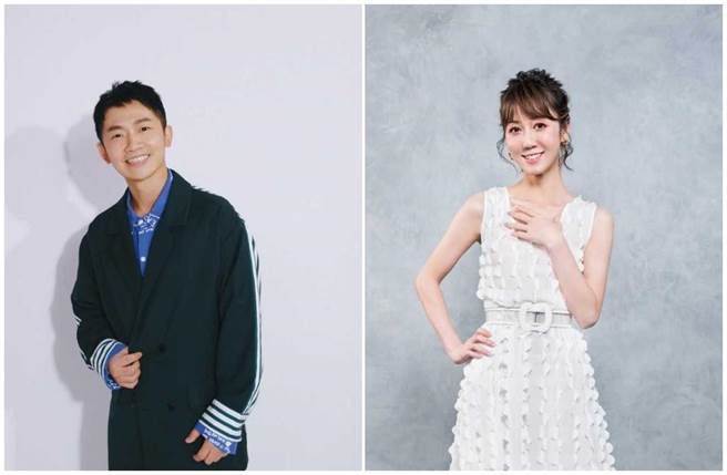 蔡昌憲（左）和瑪麗將一同主持高雄跨年晚會。（華視提供）