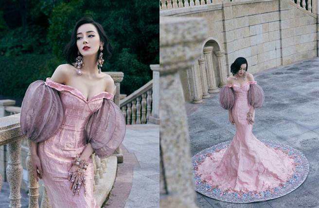 迪丽热巴红毯造型总能惊艳大眾。(图／翻摄自嘉行迪丽热巴工作室微博)