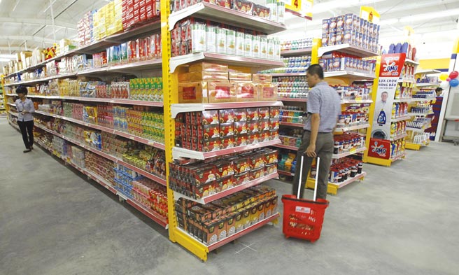 越南是全球最具吸引力的零售市场之一。图为河内超市。图／路透