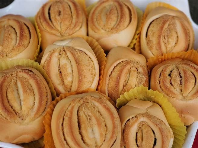 花生口味的罗宋麵包非常香。（周丽兰摄）