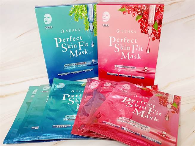专科海葡萄保湿面膜、莓果晶透面膜。（图／品牌提供）
