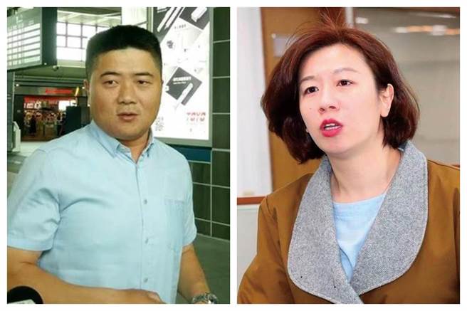 国民党台中立委补选候选人顏宽恒（左）和民进党候选人林静仪（右）。（资料照，合成照）