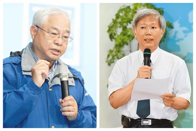 核四厂前厂长王伯辉（左）和中研院院士陈培哲（右）。（中时资料照，合成照）