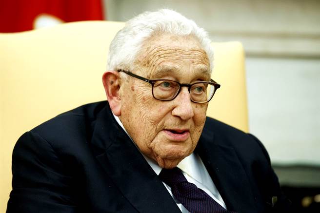 美國前國務卿季辛吉（Henry Kissinger）接受CNN專訪時表示，不預期大陸解放軍10年內會全面侵犯台灣。（資料照／美聯社）