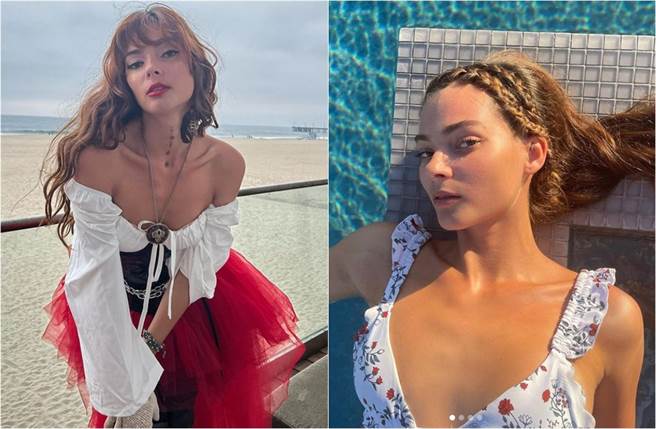 辣模克莉丝蒂参加派对，中途感到不安传讯想离开，没想到12小时候被弃尸在医院门口。(取材自christygilesx IG)