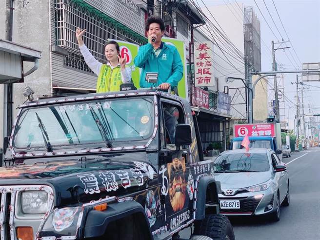 台南市议员林志聪宣布不再参选，妻子余柷青表态接手。（摘自余柷青脸书）