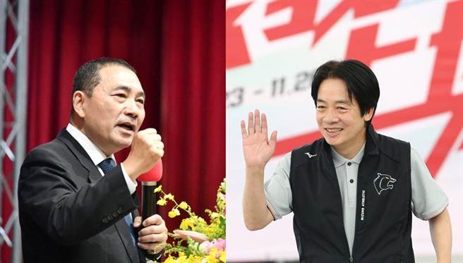 图为侯友宜(左)、副总统赖清德(右)。(合成图/资料照/王扬杰、杜宜谙摄)