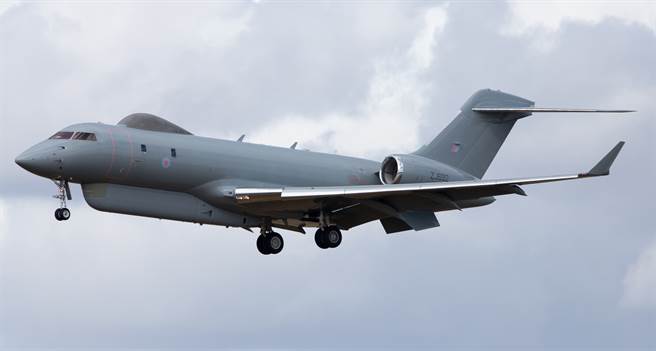 英国「哨兵（Sentinel）」R1预警机。（达志影像/Shutterstock）