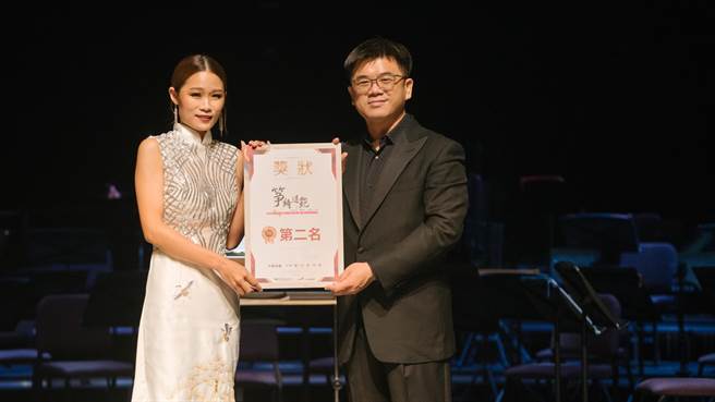 《NCO器乐大赛─2021筝绮逗艷新秀选拔》日前落幕，第二名为陈雅筠。（台湾国乐团提供）