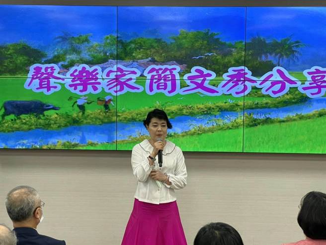 声乐家简文秀捐2000万助国北教大成立「若竹菁英学苑」。（林志成摄）