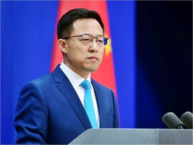 大陆外交部发言人赵立坚。（中新社）