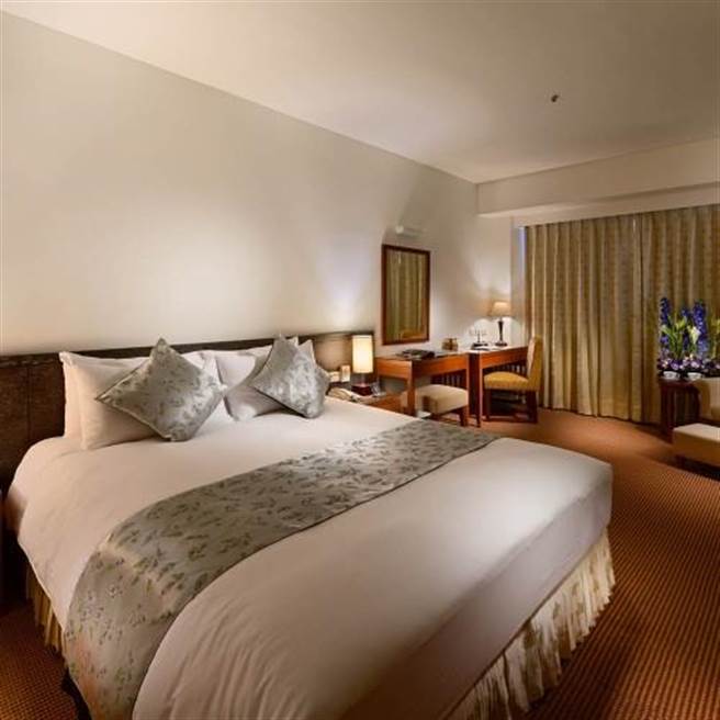 台北庆泰大饭店「优雅套房」。（摘自台北庆泰大饭店官网）