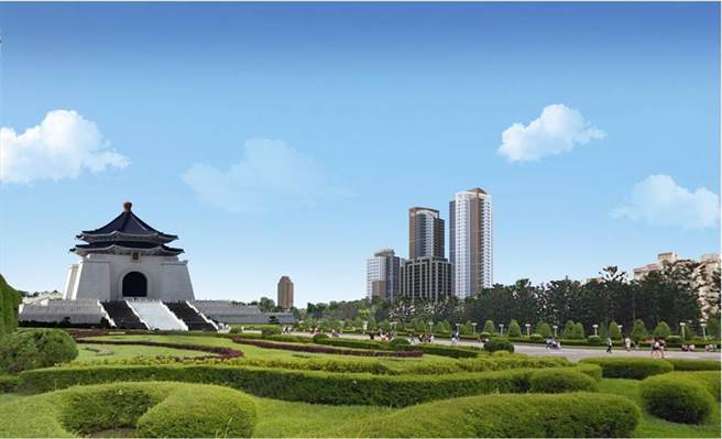 爭奪多年的台北市蛋黃區規模最大的新隆國宅都更案，三圓建設確定取得都更實施者資格，預計明年一月送件，都更改建為四大棟住宅大樓。（圖∕三圓建設）
